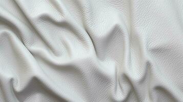 ai génératif blanc cuir texture blanc canapé Contexte horizontal photo