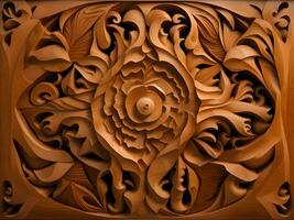abstrait Contexte de une en bois Contexte avec fleur forme photo