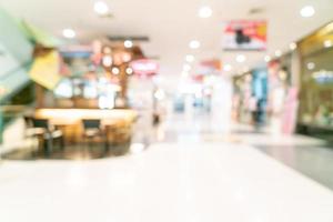 boutique de flou abstrait et magasin de détail dans un centre commercial pour le fond