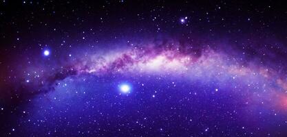 Profond espace nébuleuse et galaxie étoiles le univers est plein de étoiles 3d illustration photo