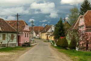 biertan une très magnifique médiéval village dans Transylvanie, Roumanie. une historique ville dans Roumanie cette a conservé le franc et gothique architectural style. Voyage photo. photo