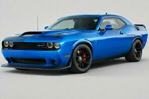 Esquive challenger srt chat de l'enfer yeux rouges muscle auto. pro photo