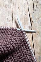 tricot et aiguilles photo