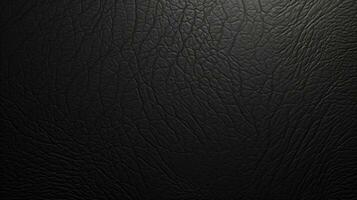 ai génératif magnifique noir abstrait Contexte avec bien cuir texture photo
