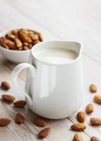 lait d'amande et amandes photo