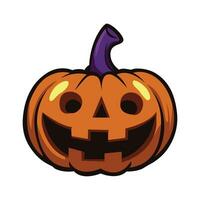 effrayant Halloween citrouille icône pour sinistre dessins et sinistre ambiance photo