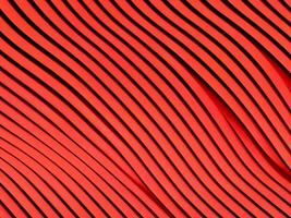 abstrait, magnifique 3d vague rouge pente arrière-plan, ai généré photo
