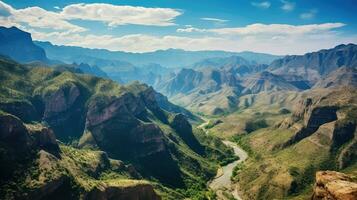 Mexique cuivre canyon ai généré photo