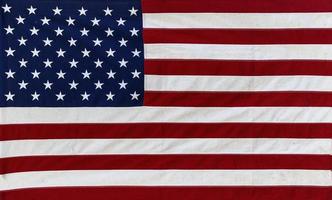 drapeau américain en textile photo