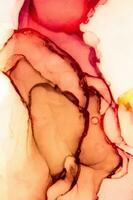 le image est peint dans de l'alcool encrer. Créatif abstrait ouvrages d'art fabriqué avec translucide encre couleurs. branché fond d'écran. abstrait peinture, pouvez être utilisé comme une Contexte pour fonds d'écran, affiches, sites Internet. photo