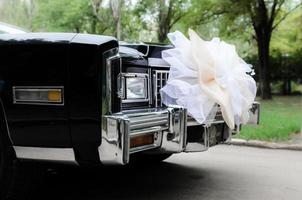 voiture noire de mariage photo