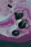 abstrait marbrure pétrole acrylique peindre Contexte illustration art fond d'écran - Couleur avec liquide fluide marbré papier texture bannière La peinture texture photo