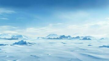 cercle Arctique désert froid ai généré photo