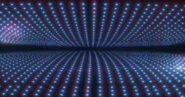 abstrait bleu Contexte de embrasé futuriste énergie magique brillant points et particules photo