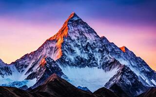 ama dablam Montagne culminer, l'Himalaya, Népal photo