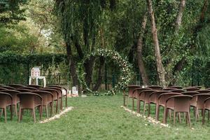 zone de cérémonie de mariage photo