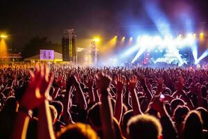 génératif ai. été la musique Festival le ultime fête de la musique et communauté photo