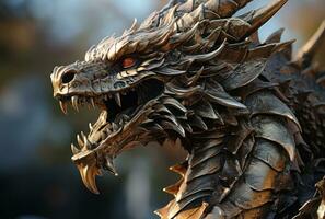 réaliste dragon animal photo