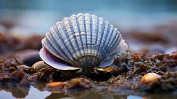 faune la photographie de photo de quahog palourde. génératif ai