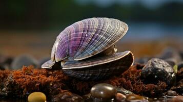 faune la photographie de photo de quahog palourde. génératif ai