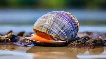 faune la photographie de photo de quahog palourde. génératif ai