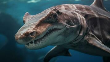 faune la photographie de photo de marteau requin. génératif ai