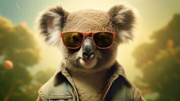 génératif ai, cool koala nuances de style photo