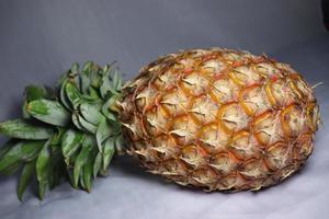 gros plan d'ananas savoureux et sain photo