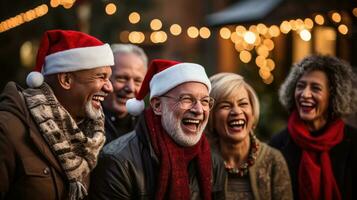 de bonne humeur groupe chanter dans le quartier photo