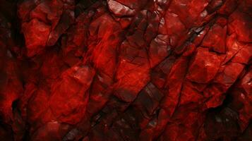 rouge rochers texture Contexte ai généré photo