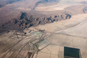 vue aérienne de l'avion au-dessus de reno nevada photo