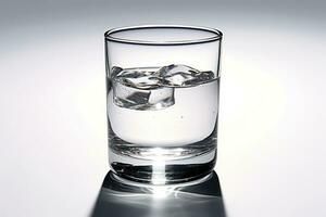 hyper réaliste qualité de une verre de l'eau ai généré photo