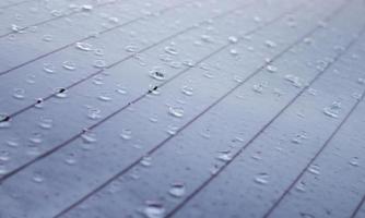 détail de la surface mouillée par la pluie