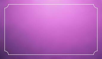 brillant violet abstrait floue Contexte avec blanc Cadre photo