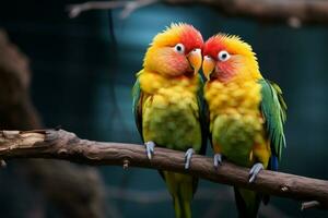 vibrant personnalité brille par dans pêcheurs amoureux portrait représentation ai généré photo