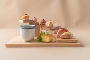 omakase sushi premium set - style de cuisine japonaise photo