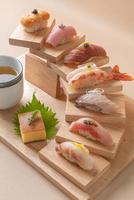 omakase sushi premium set - style de cuisine japonaise photo