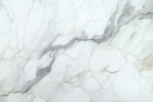 de haut en bas photo de blanc marbre texture, génératif ai
