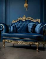 luxe classique antique fauteuil pour moderne conçu intérieur photo