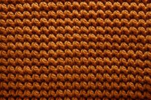 tricoté texture. détail de une chaud hiver chandail. génératif ai photo
