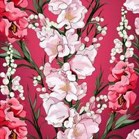 hibiscus fleur conception. ai généré photo