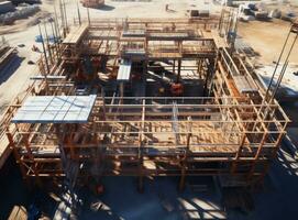 structure de construction site photo