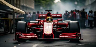 rouge formule voiture photo