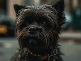 Affenpinscher chien établi avec génératif ai La technologie photo