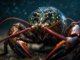 Homard portrait établi avec génératif ai La technologie photo