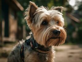 bieber terrier chien établi avec génératif ai La technologie photo