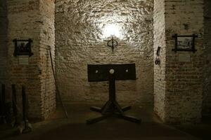 Rivne, Ukraine - septembre 16, 2023 le musée de tortures sur territoire de dubno ancien Château photo