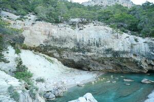 voyage en turquie mer egée et rochers lagon paysage nature photo