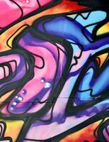 coloré Contexte de graffiti La peinture ouvrages d'art avec brillant aérosol bandes et magnifique couleurs photo