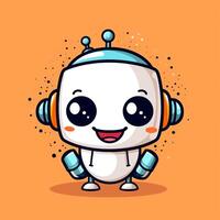 mignonne souriant robot photo